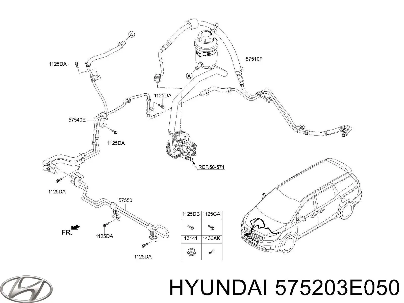  575203E050 Hyundai/Kia