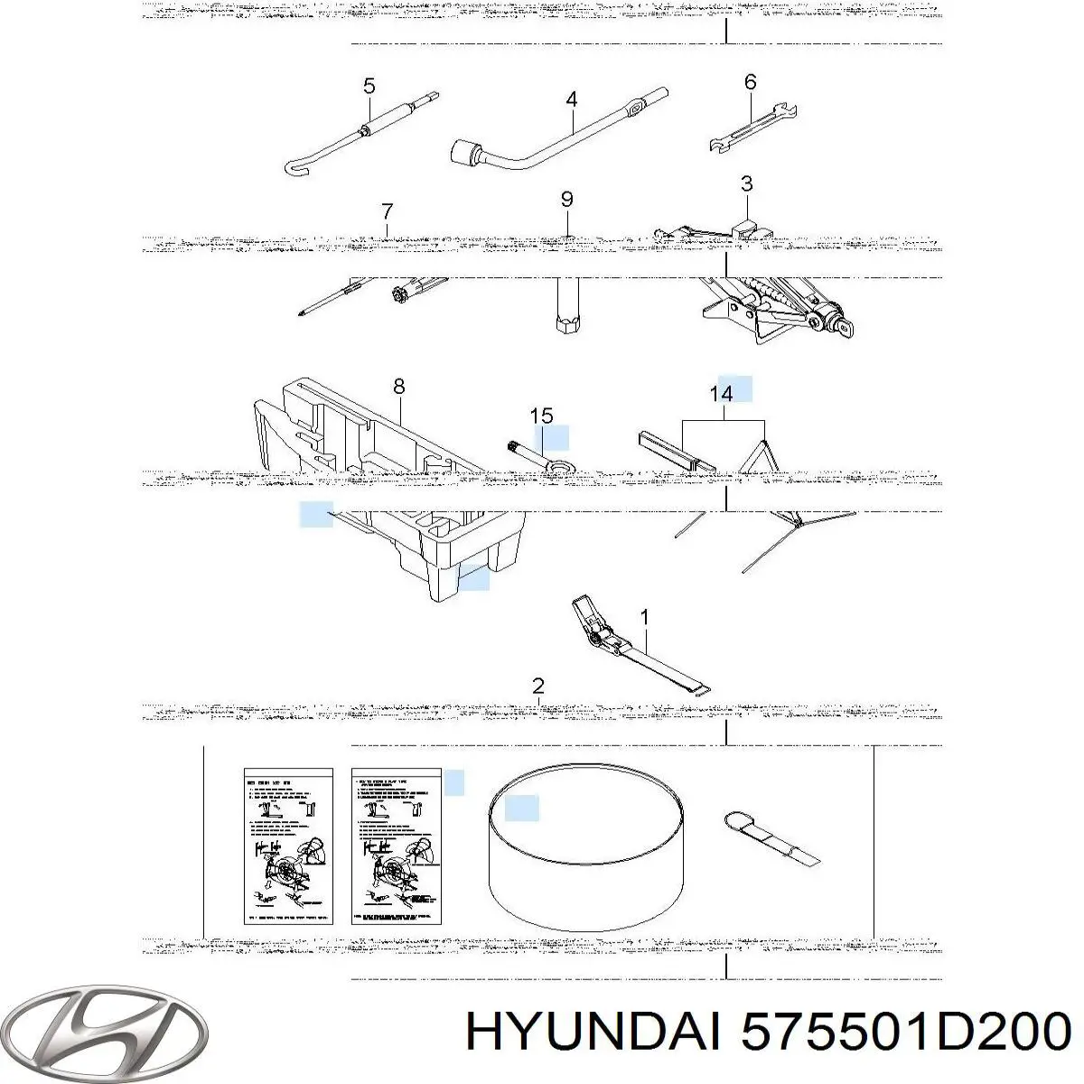  575501D200 Hyundai/Kia