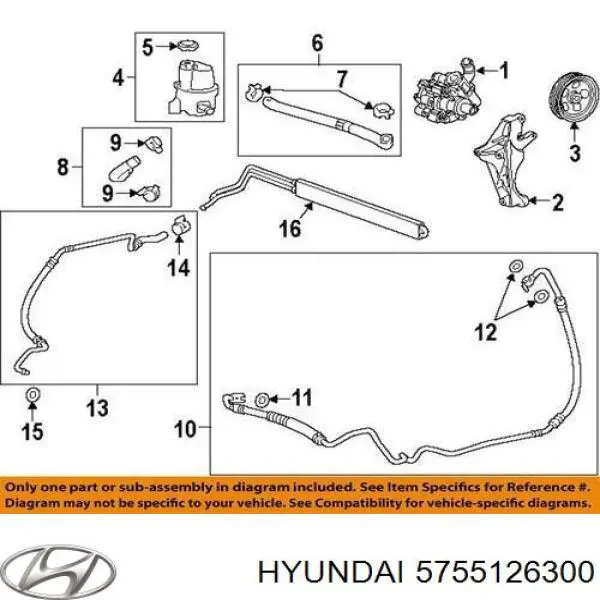 Купить 5755126300 Hyundai/Kia 