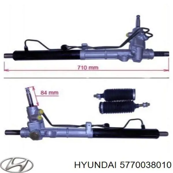 Реечный рулевой механизм Hyundai/Kia 5770038010 цена, от 190.04 USD