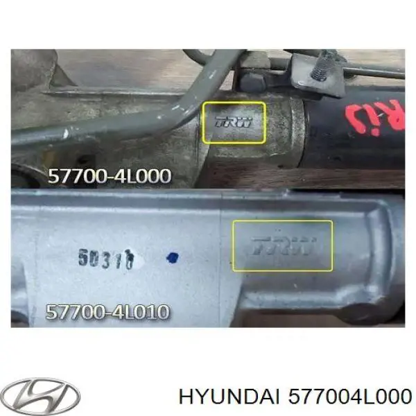 577004L000 Hyundai/Kia рулевая рейка