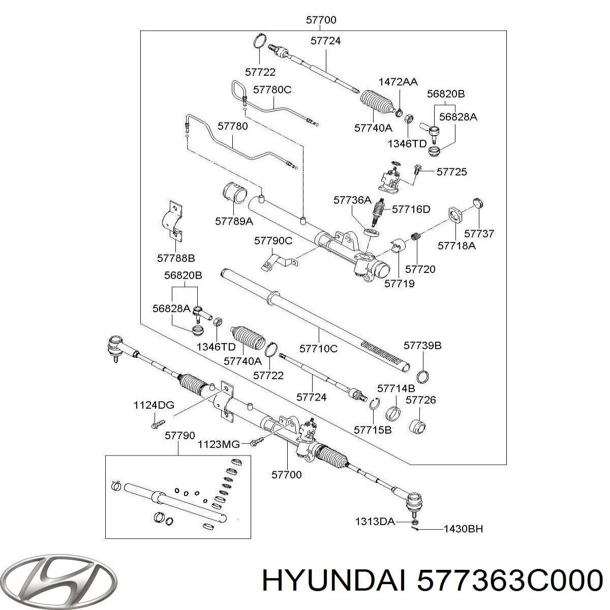  Hyundai/Kia 577363C000 цена, от 5.04 USD