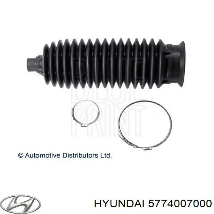 Пыльник рулевой HYUNDAI 5774007000