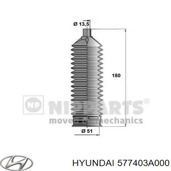 Пыльник тяги Hyundai/Kia 577403A000 цена, от 7.63 USD