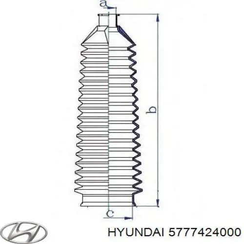 Пыльник тяги Hyundai/Kia 5777424000 цена, от 4.23 USD