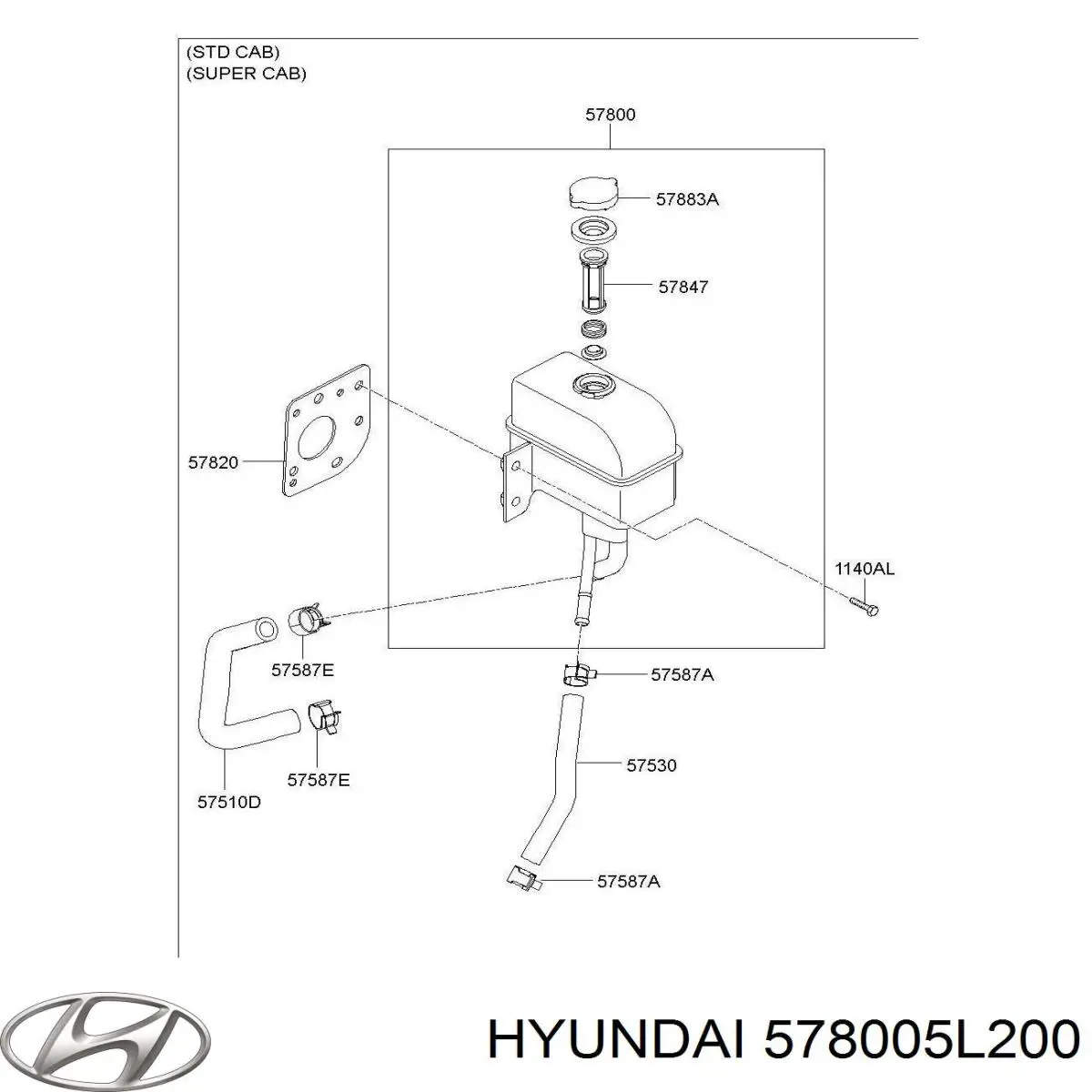 578005L200 Hyundai/Kia 