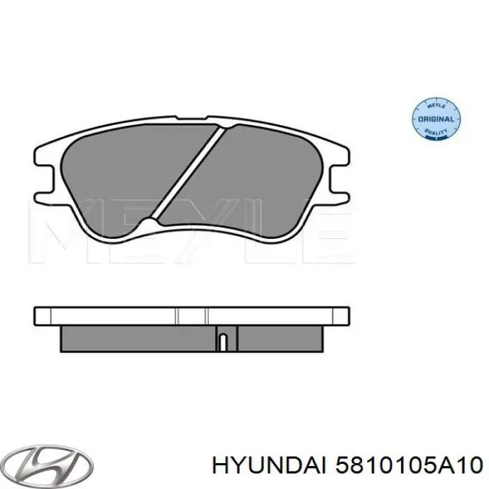 Колодки Hyundai/Kia 5810105A10 цена, от 16.32 USD