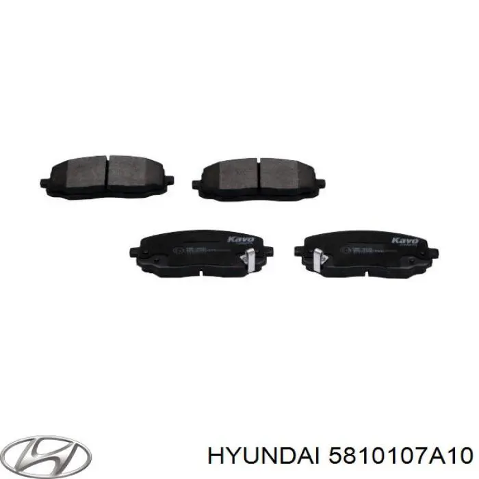 Колодки Hyundai/Kia 5810107A10 цена, от 18.26 USD