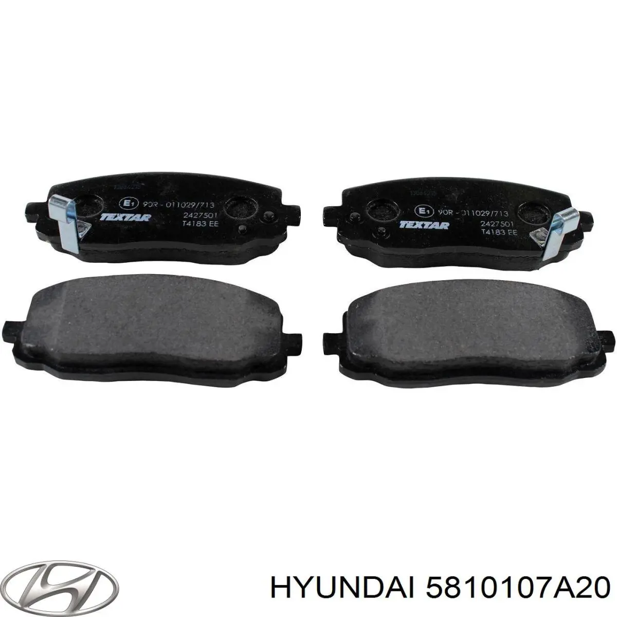 Купить 5810107A20 Hyundai/Kia Колодки тормозные