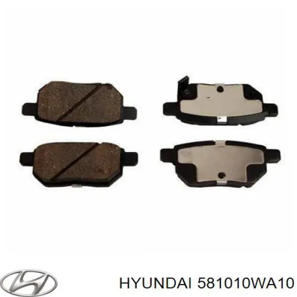 Купить 581010WA10 Hyundai/Kia Колодки тормозные