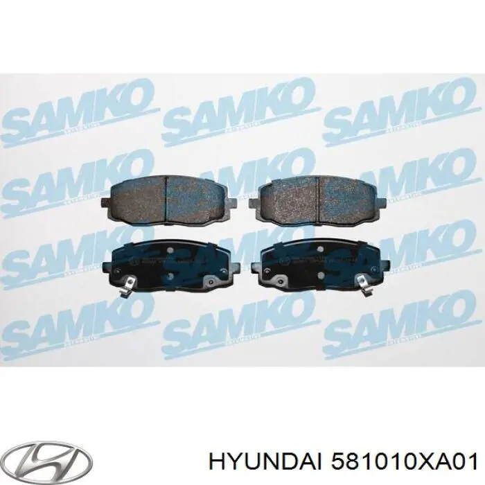 Купить 581010XA01 Hyundai/Kia Колодки тормозные