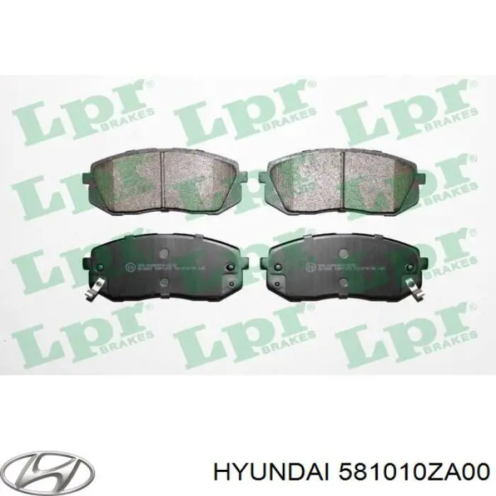 Колодки Hyundai/Kia 581010ZA00 цена, от 37.56 USD
