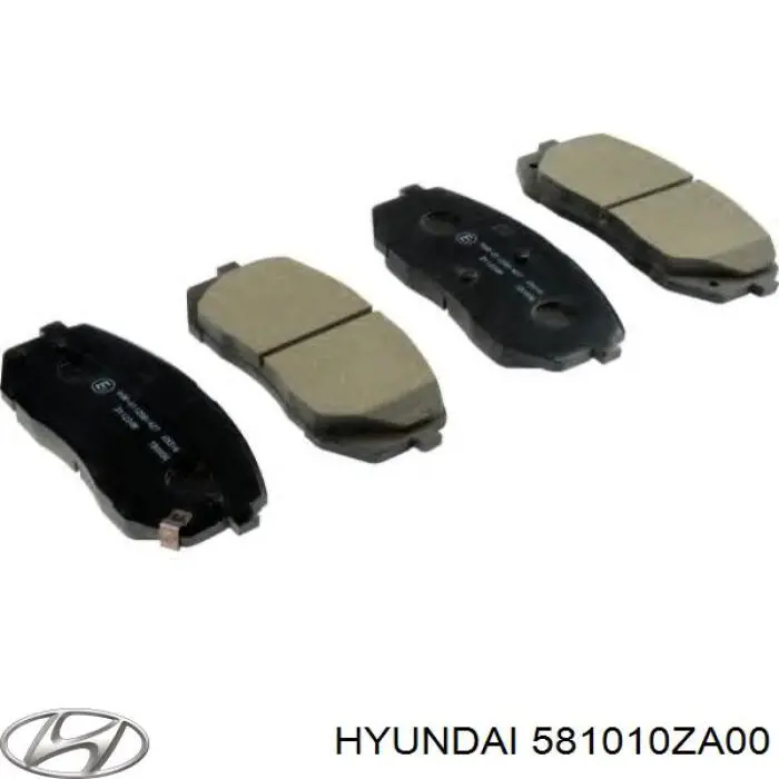 581010ZA00 Hyundai/Kia колодки тормозные передние дисковые