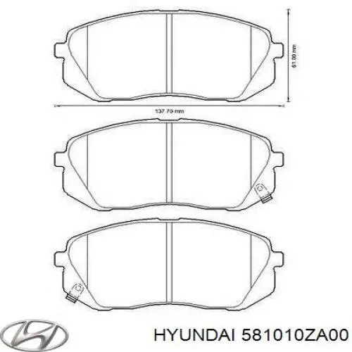 Купить 581010ZA00 Hyundai/Kia Колодки тормозные