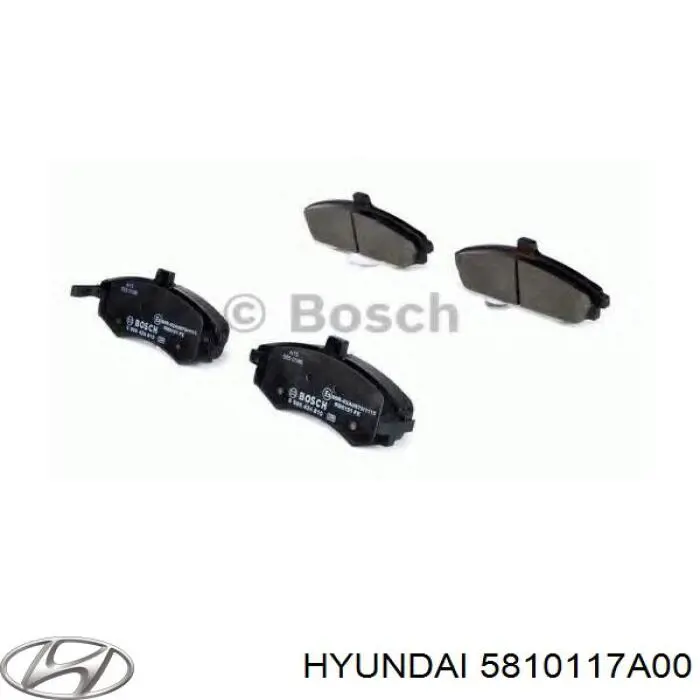 Тормозные колодки Hyundai/Kia 5810117A00