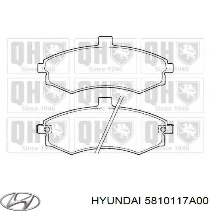 Колодки Hyundai/Kia 5810117A00 цена, от 12.71 USD