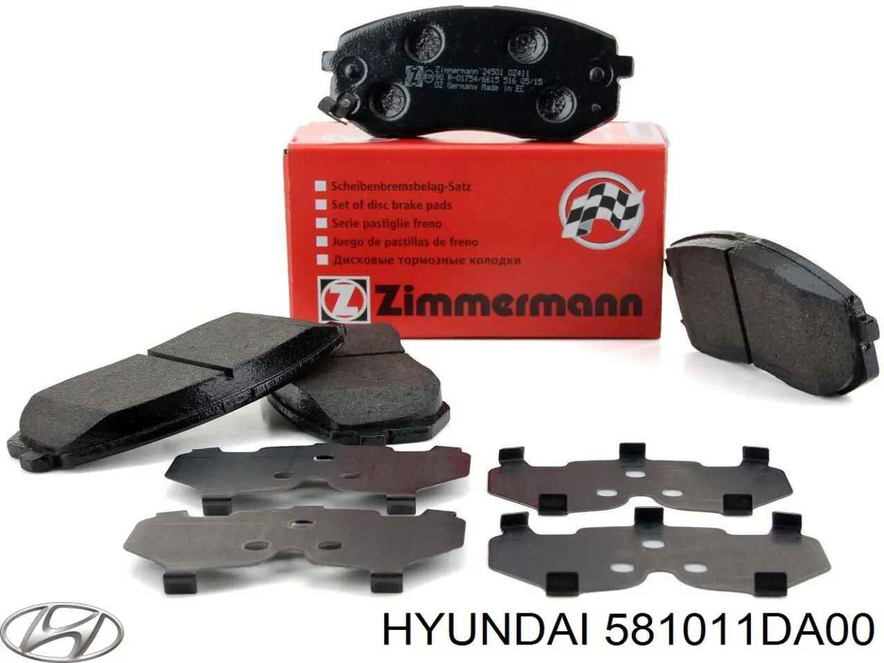Колодки Hyundai/Kia 581011DA00 цена, от 20.70 USD