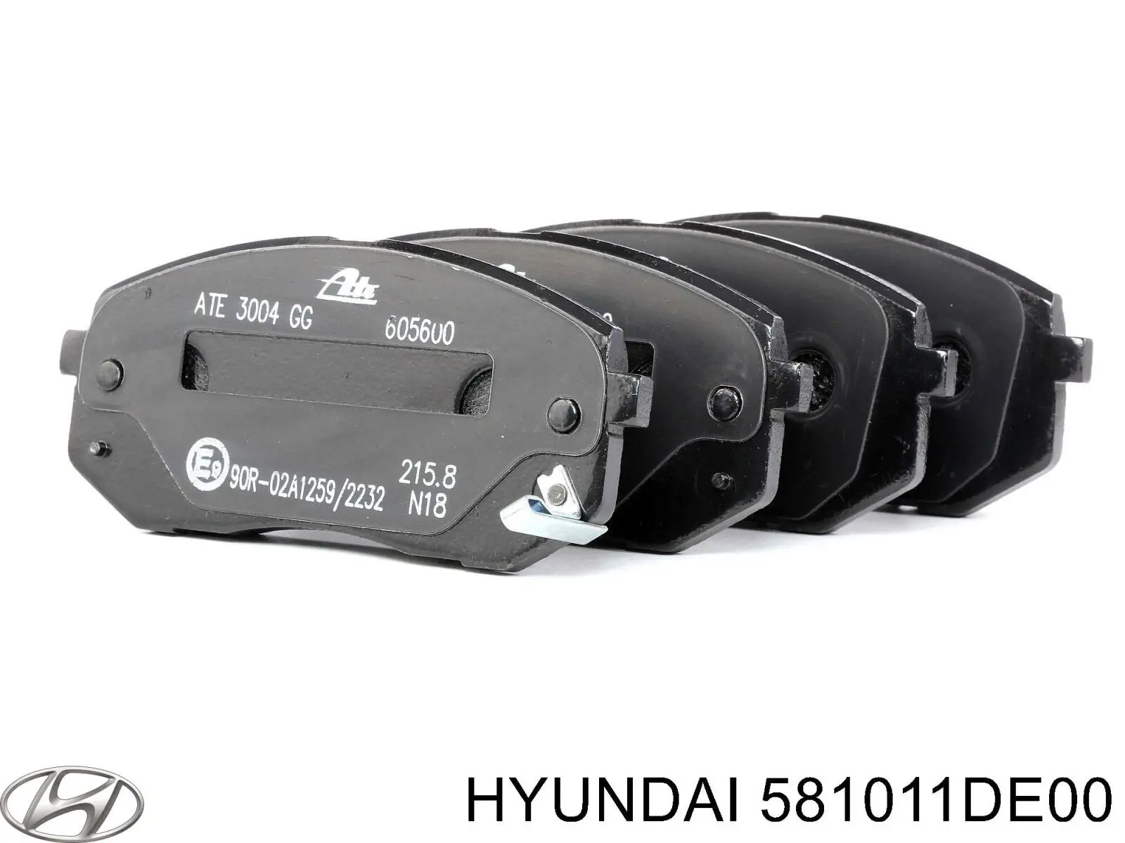 Купить 581011DE00 Hyundai/Kia Колодки тормозные