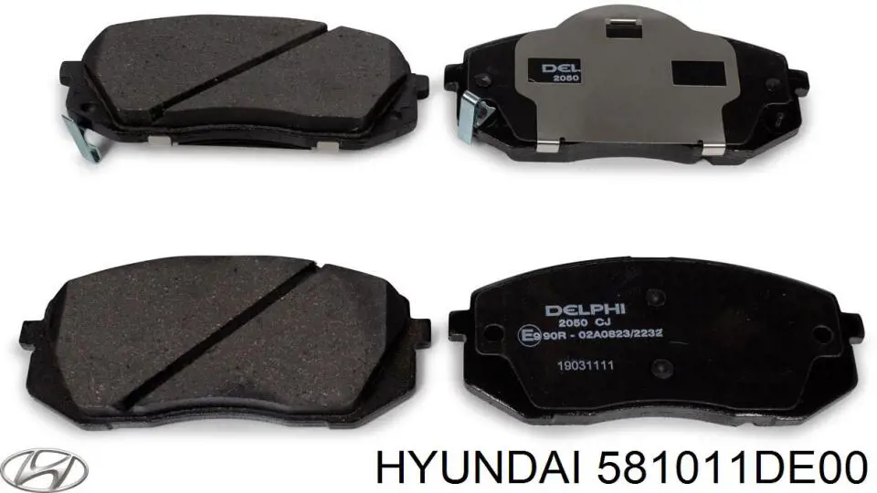 581011DE00 Hyundai/Kia Колодки передние