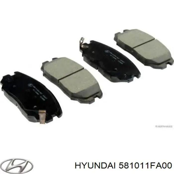 Тормозные колодки Hyundai/Kia 581011FA00