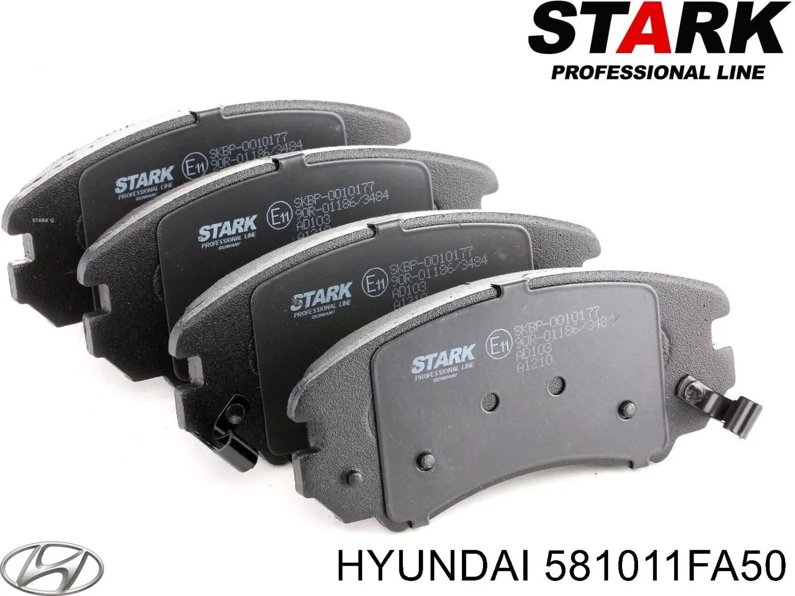 Купить 581011FA50 Hyundai/Kia Колодки тормозные