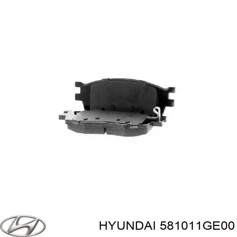Купить 581011GE00 Hyundai/Kia Колодки тормозные