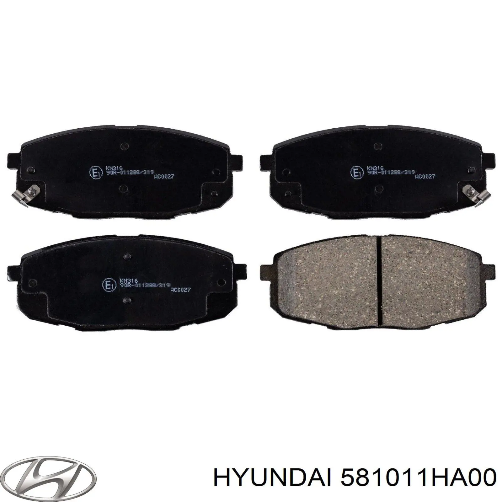 Колодки Hyundai/Kia 581011HA00 цена, от 19.77 USD
