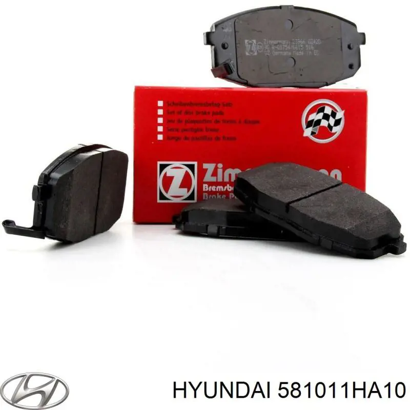 Тормозные колодки Hyundai/Kia 581011HA10