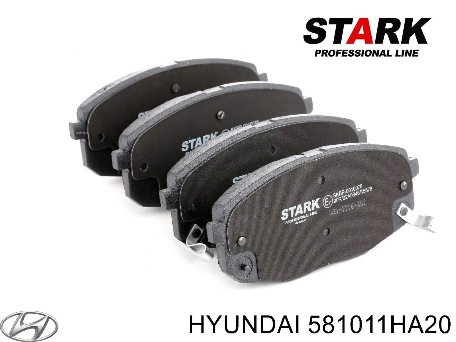 Купить 581011HA20 Hyundai/Kia Колодки тормозные