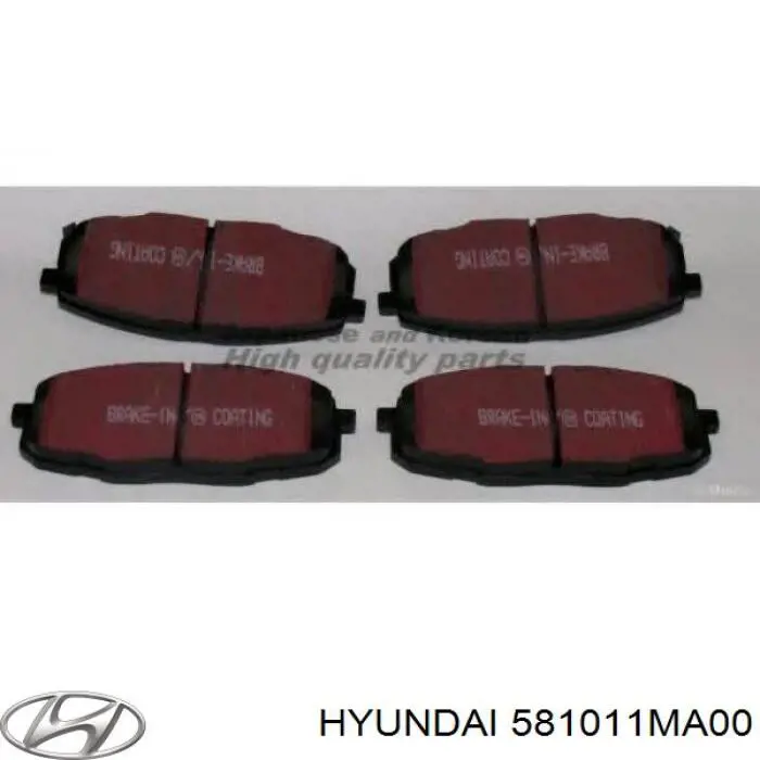 Купить 581011MA00 Hyundai/Kia Колодки тормозные