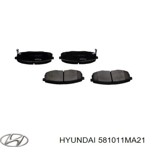 Купить 581011MA21 Hyundai/Kia Колодки тормозные