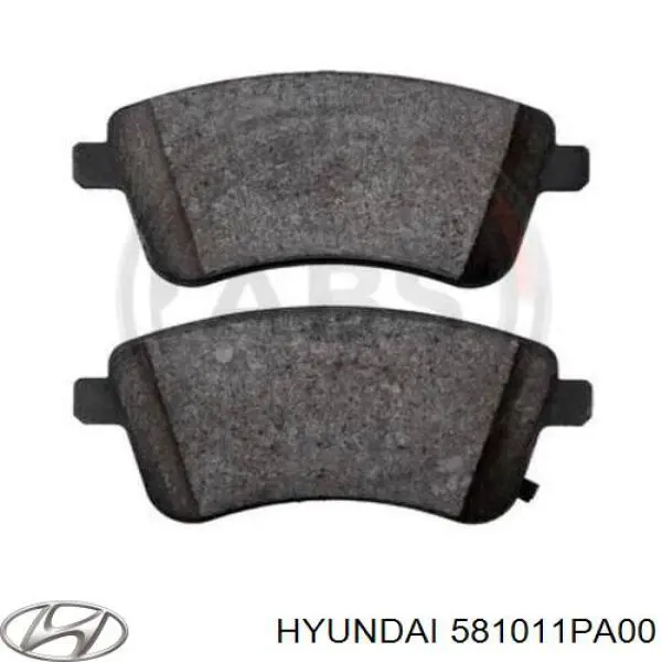 581011PA00 Hyundai/Kia Колодки передние