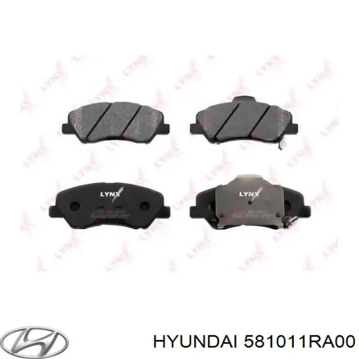 Купить 581011RA00 Hyundai/Kia Колодки тормозные