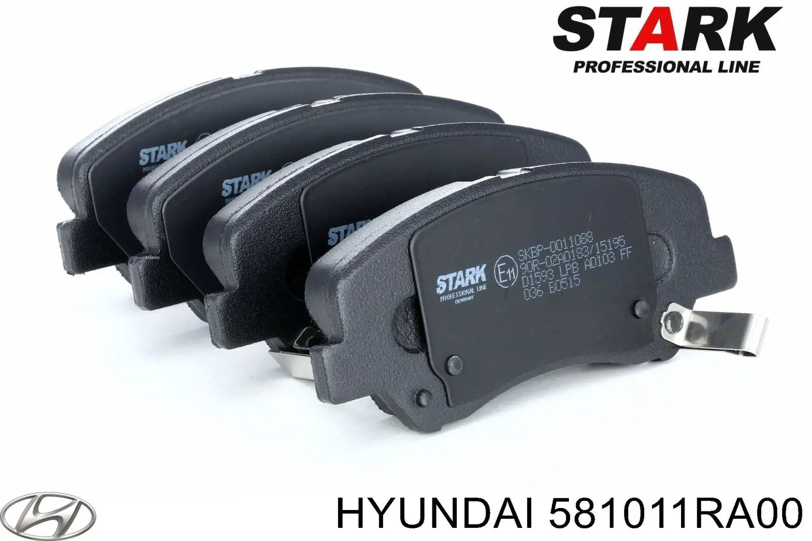 581011RA00 HYUNDAI Pastillas de freno delanteras original y equivalente