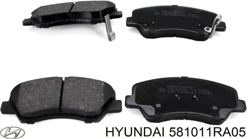 Купить 581011RA05 Hyundai/Kia Колодки тормозные