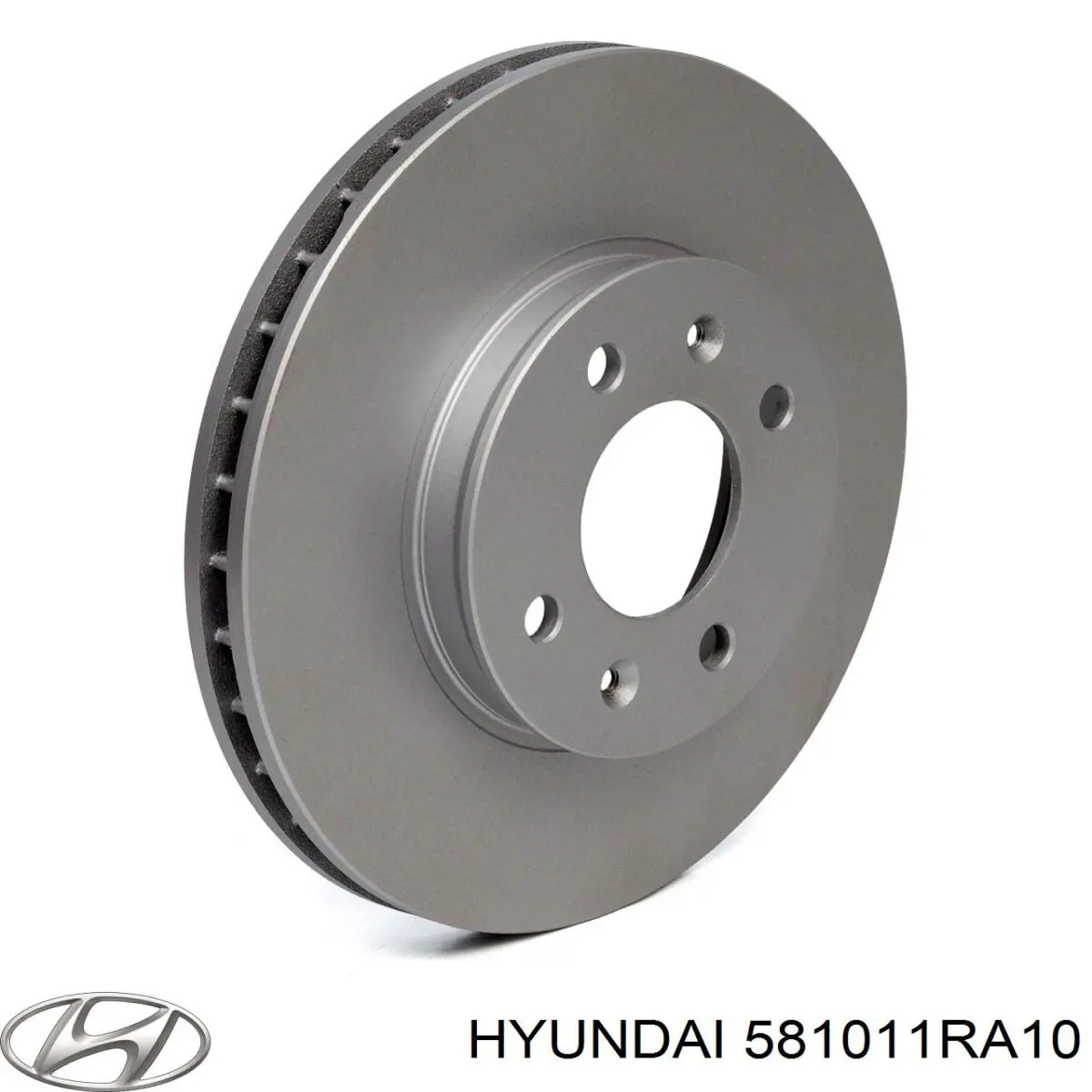 581011RA10 Hyundai/Kia Sapatas do freio dianteiras de disco