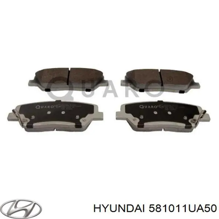 Передние тормозные колодки 581011UA50 Hyundai/Kia