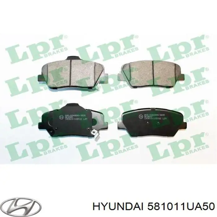 Купить 581011UA50 Hyundai/Kia Колодки тормозные