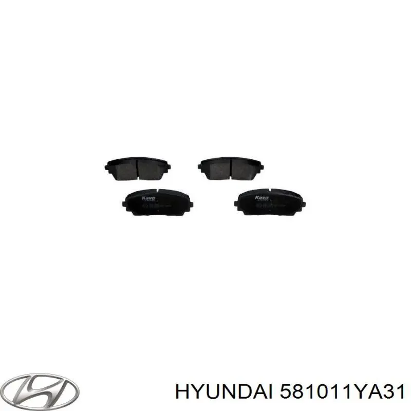 Передние тормозные колодки 581011YA31 Hyundai/Kia