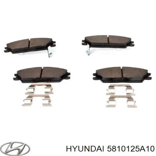 Купить 5810125A10 Hyundai/Kia Колодки тормозные