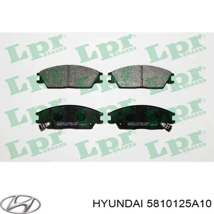 5810125A10 Hyundai/Kia Колодки передние