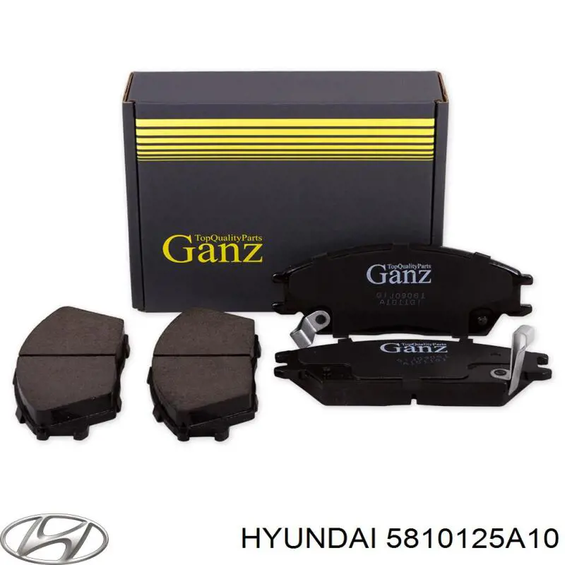 Тормозные колодки Hyundai/Kia 5810125A10
