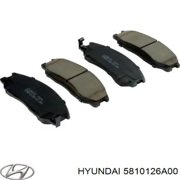 5810126A00 Hyundai/Kia передние тормозные колодки