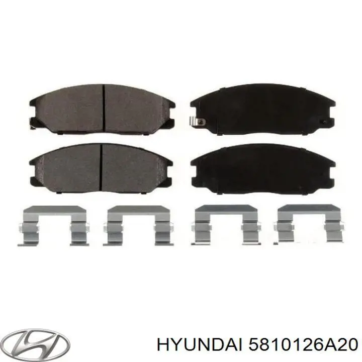 Тормозные колодки Hyundai/Kia 5810126A20