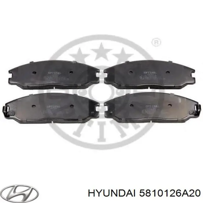 5810126A20 Hyundai/Kia Колодки передние