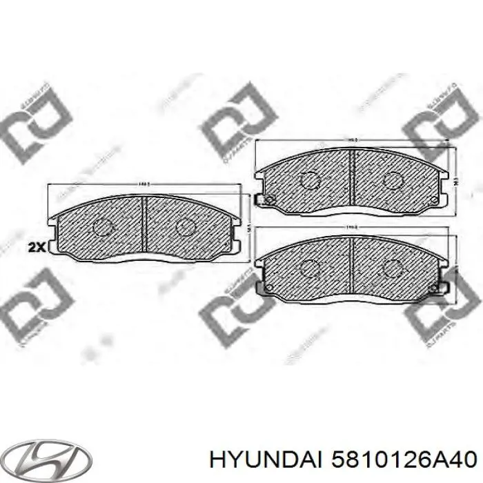 Передние тормозные колодки RMPH31 Mando