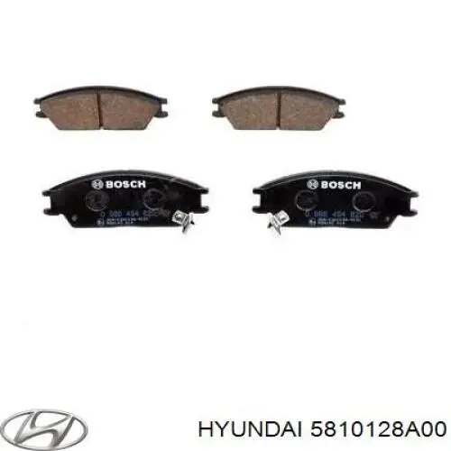 Купить 5810128A00 Hyundai/Kia Колодки тормозные