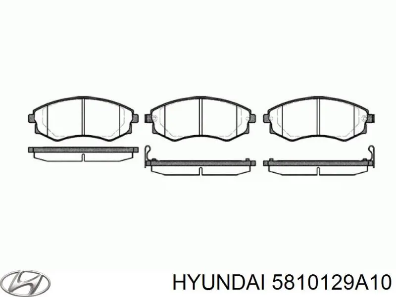 Передние тормозные колодки 5810129A10 Hyundai/Kia