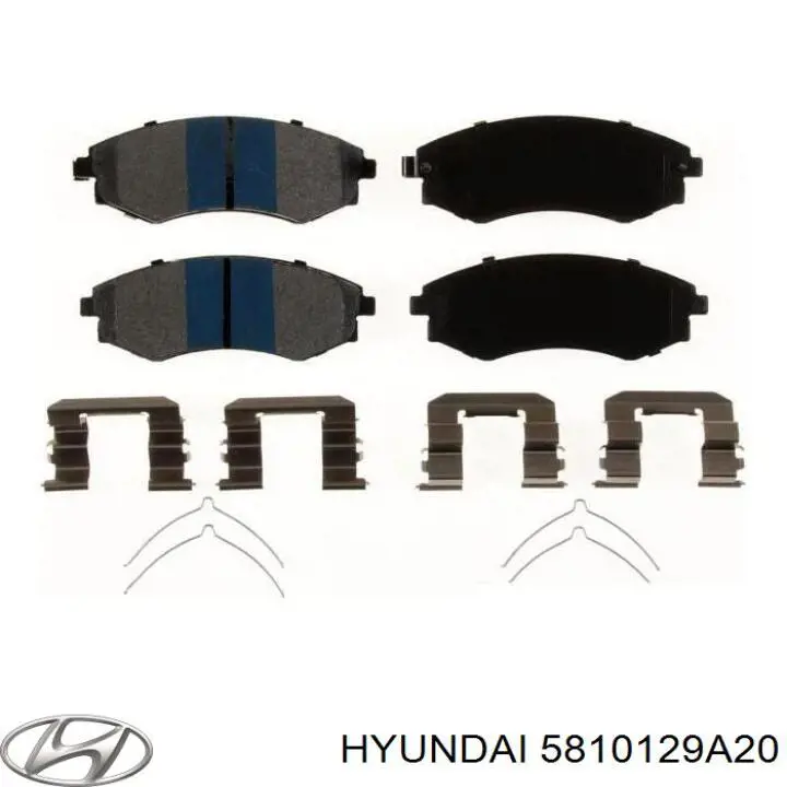 Тормозные колодки Hyundai/Kia 5810129A20