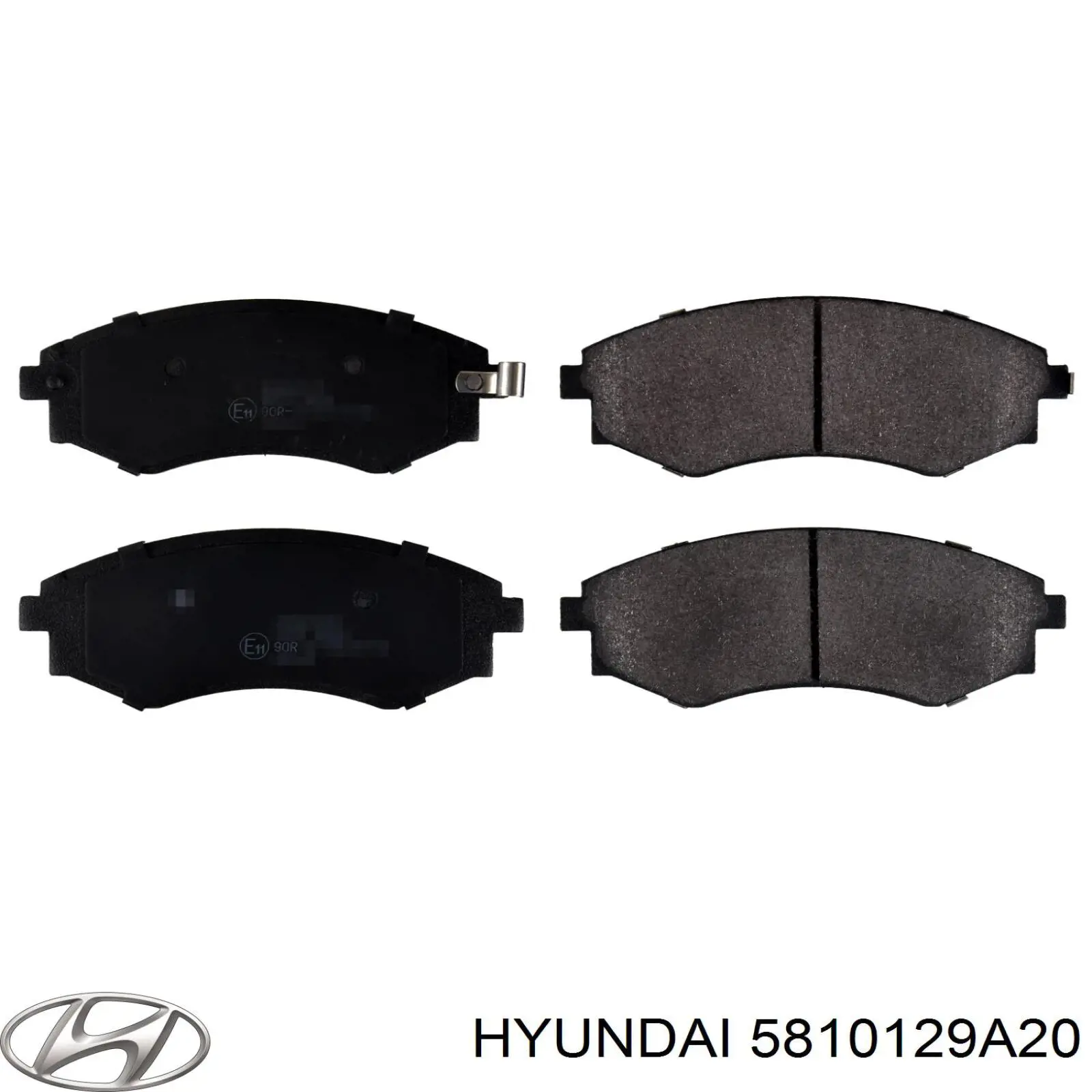 Купить 5810129A20 Hyundai/Kia Колодки тормозные